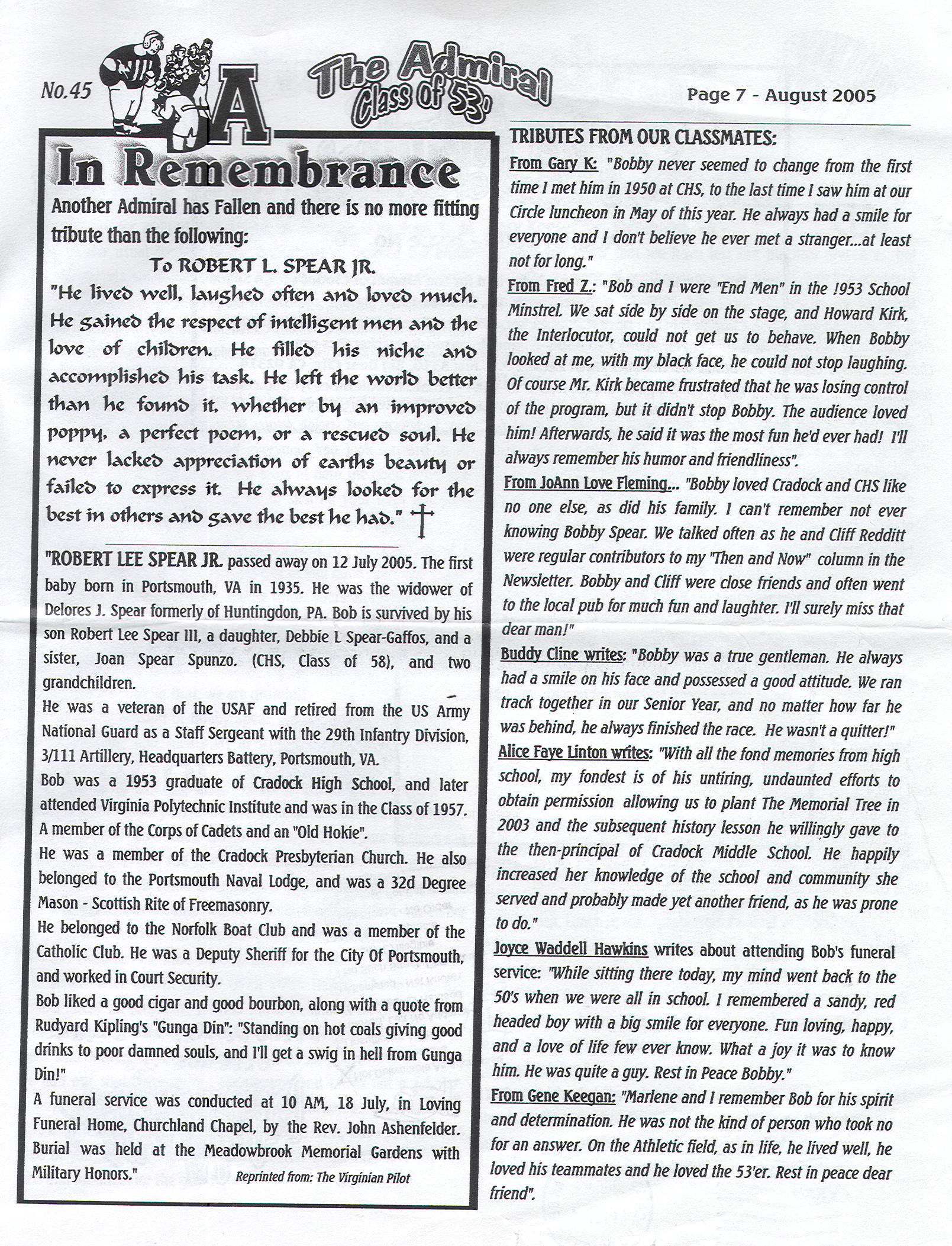 The Admiral - August 2005 - pg. 7
